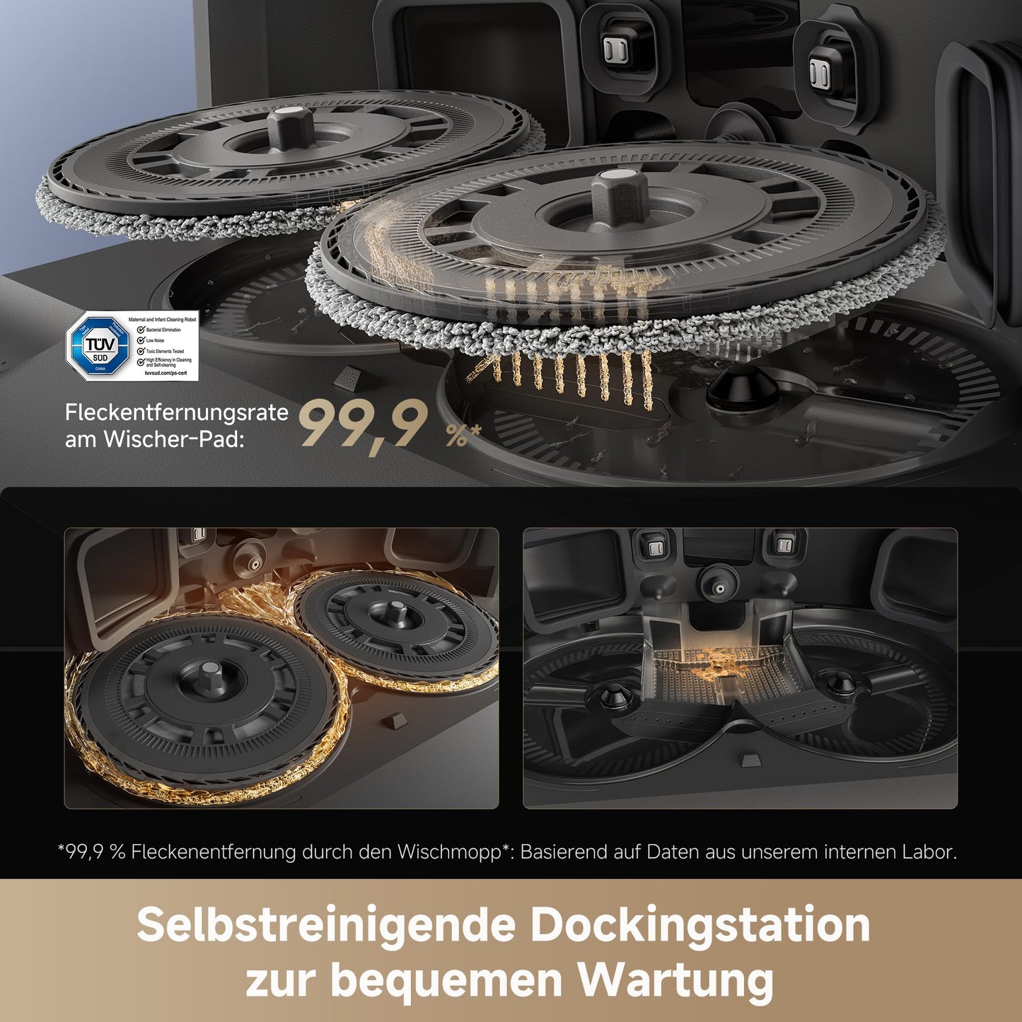 Dreame Dreame L40s Pro Ultra Saugroboter mit Wischfunktion, 19.000 Pa