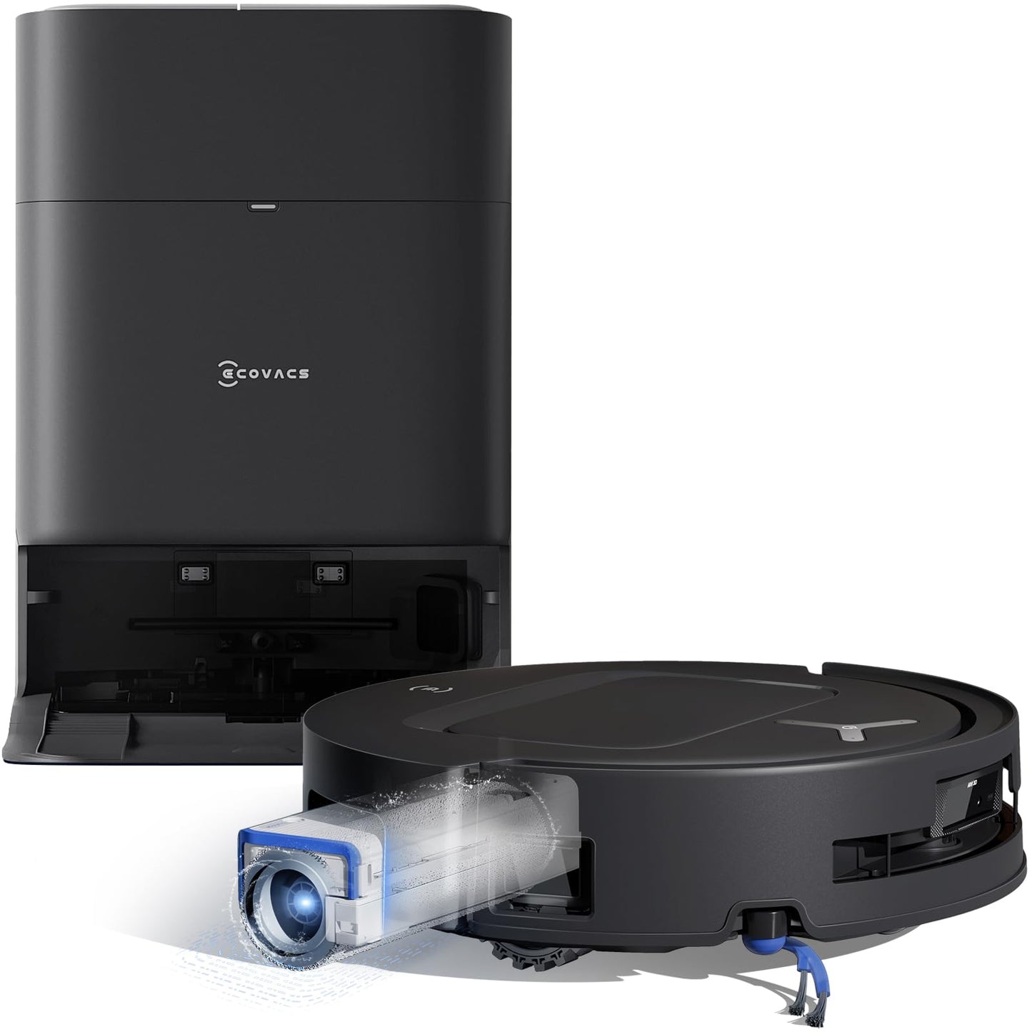 ECOVACS ECOVACS DEEBOT T80 Omni Saugroboter mit Wischfunktion, 18.000 Pa