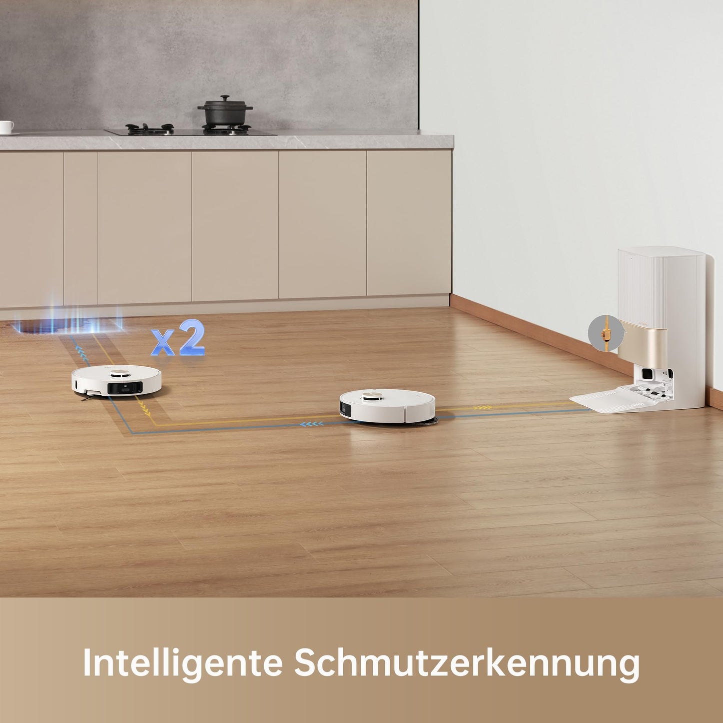 Dreame Dreame X40 Ultra Complete Saugroboter mit Wischfunktion, 12.000 Pa
